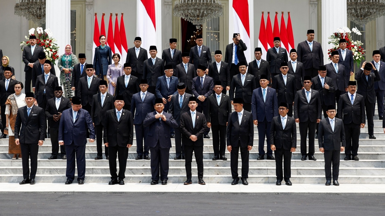 อินโดนีเซียประกาศ ครม.ชุดใหม่ มีสมาชิกมากกว่า 100 คน