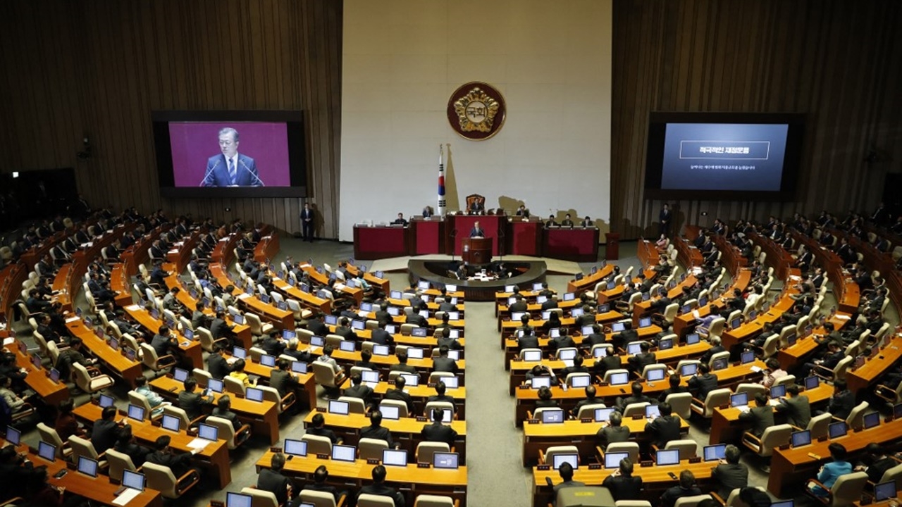 ฝ่ายค้านเกาหลีใต้ โหวตผ่านร่าง ก.ม.งบประมาณ ไม่รอรัฐบาลเห็นชอบ