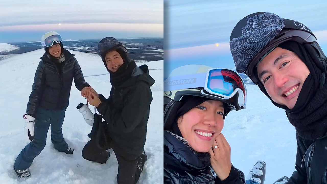 วิน สควีซ แอนนิมอล ทำเซอร์ไพรส์คุกเข่าขอแฟนแต่งงาน ท่ามกลางหิมะที่ฟินแลนด์ 